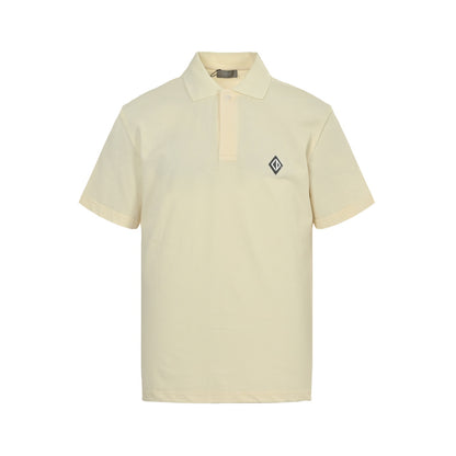 Dior 25ss Silicone Diamond Logo Polo Short Sleeve