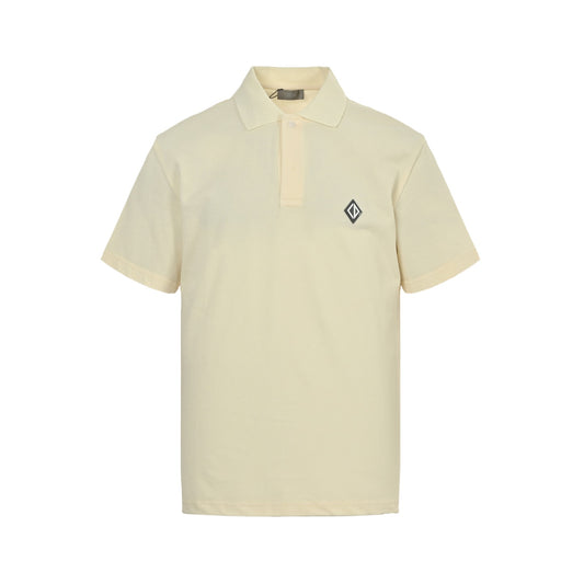 Dior 25ss Silicone Diamond Logo Polo Short Sleeve