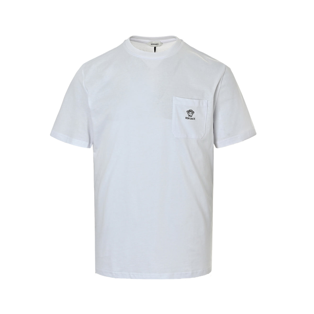 VERSACE patch pocket embroidered short sleeves