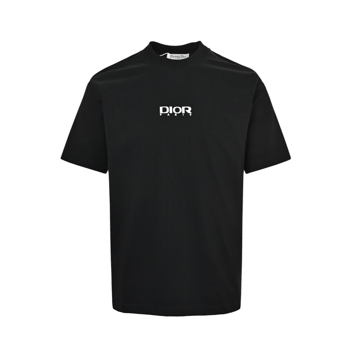 Dior 26ss flocked letter logo printed short sleeves