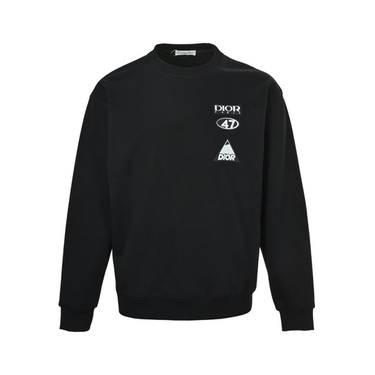 Dior 47 printed crew neck sweatshirt