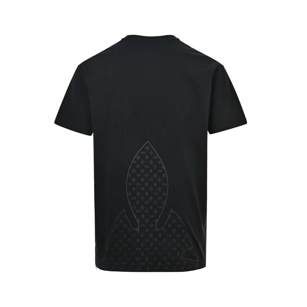 Chrome Hearts/Chrome Heart half-full cross print short-sleeved black