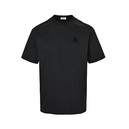 Burberry 26ss flocked war horse logo short sleeves on the back