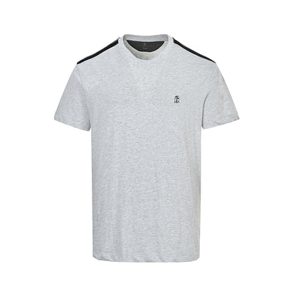 BRUNELLO CUCINELLI BC Contrast color shoulder short sleeves