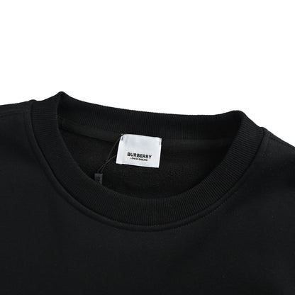 Burberry love horse letter print round neck sweatshirt