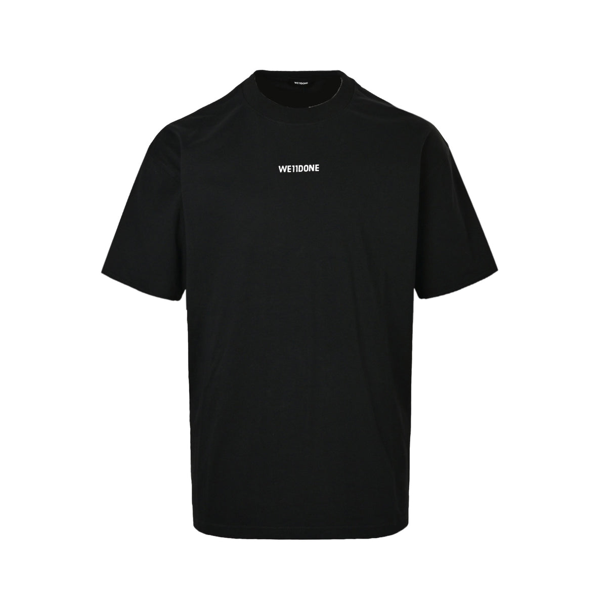 WE11DONE Versatile short sleeves with LOGO letter printing on the neckline