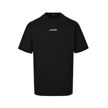 WE11DONE Versatile short sleeves with LOGO letter printing on the neckline
