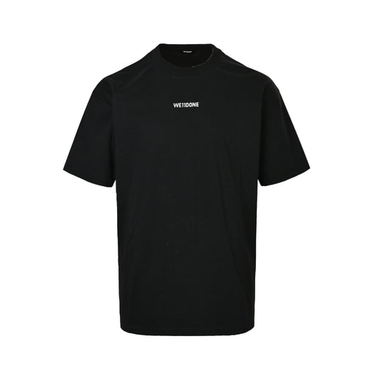 WE11DONE Versatile short sleeves with LOGO letter printing on the neckline