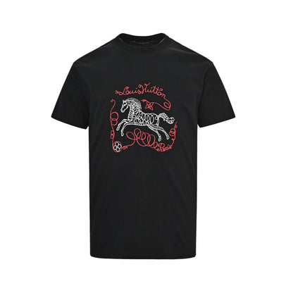 Louis Vuitton Year of the Horse Limited Edition Galloping Horse Embroidered Short Sleeves
