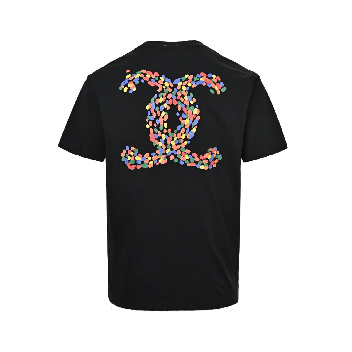 Celine hand-painted flower print short sleeves