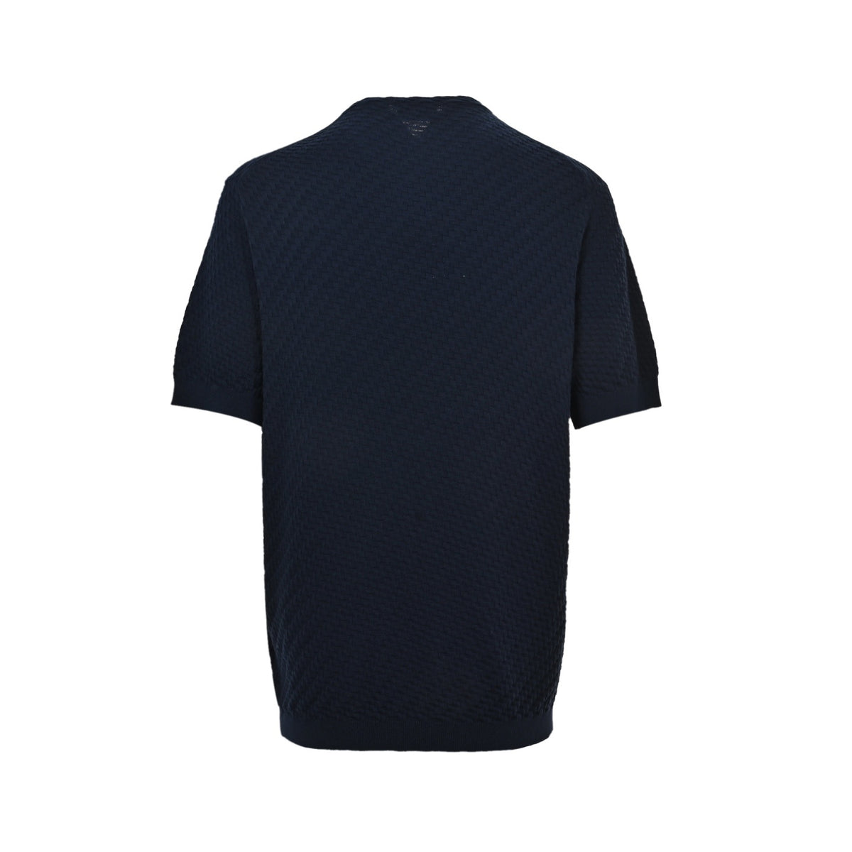 ARMANI round neck knitted short sleeves
