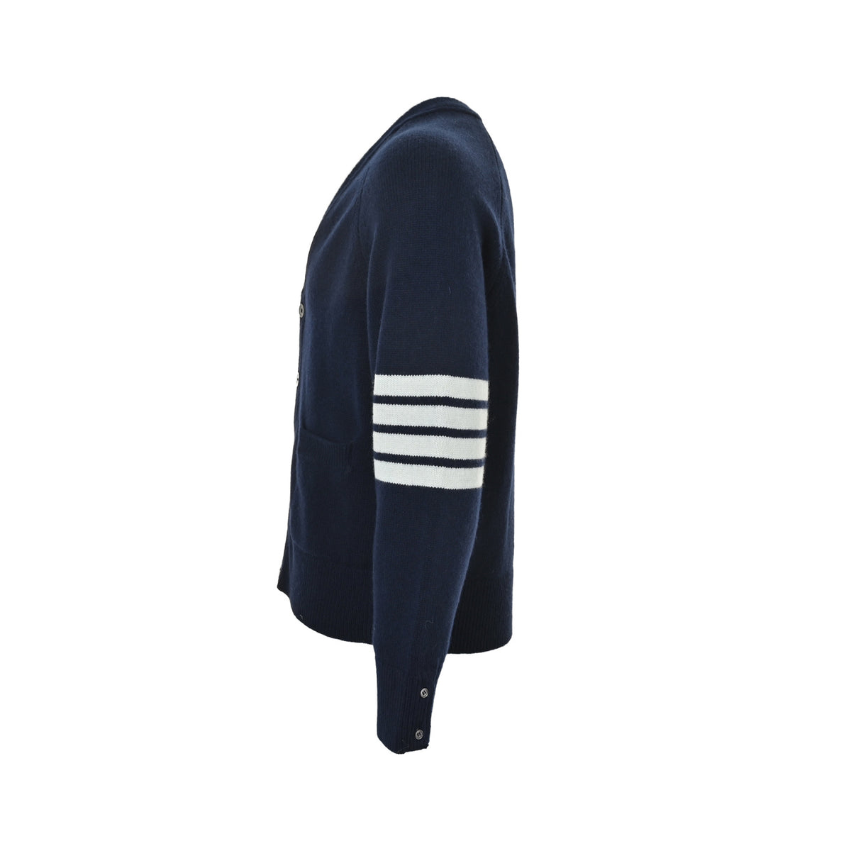 Thom Browne K35 four-bar wool cardigan jacket