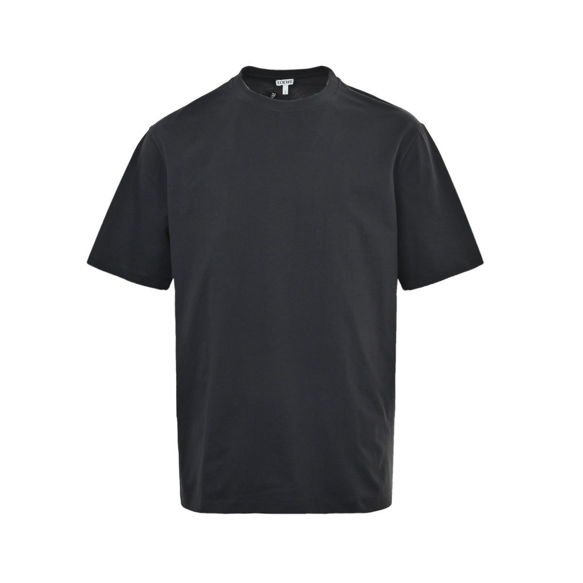 Loewe/Luo Yiwei solid color sleeves laser burnt short sleeves