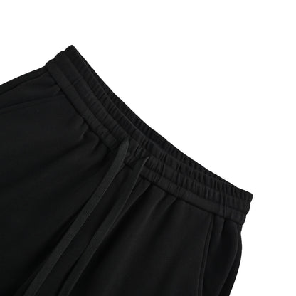 Prada 26ss emblem letter embroidered shorts