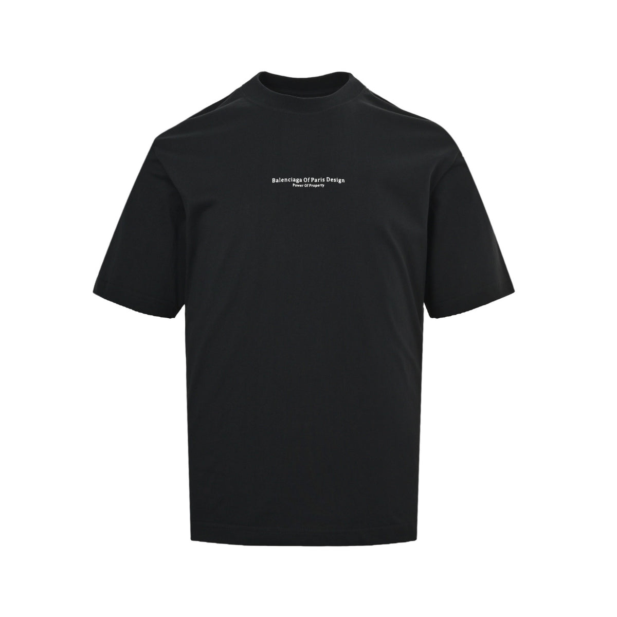 Balenciaga 26ss front and back letter print short sleeves