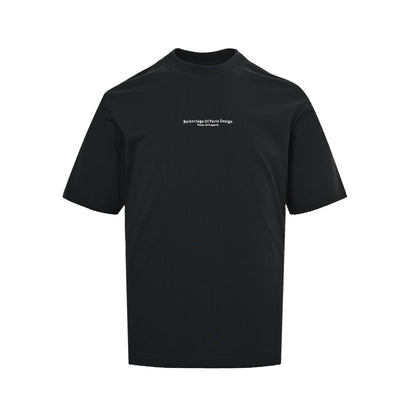 Balenciaga 26ss front and back letter print short sleeves