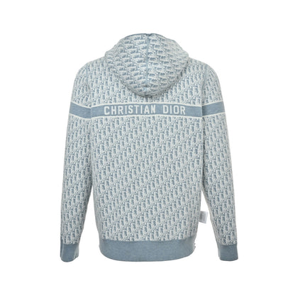 Dior presbyopia jacquard knitted cashmere reversible jacket
