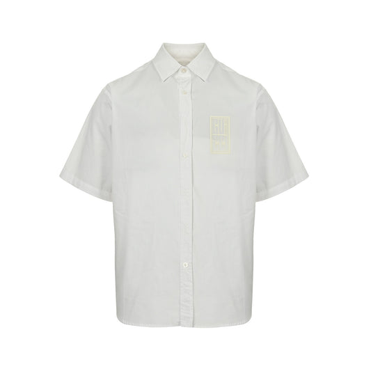 Gucci 24ss square frame G letter laminated short-sleeved shirt