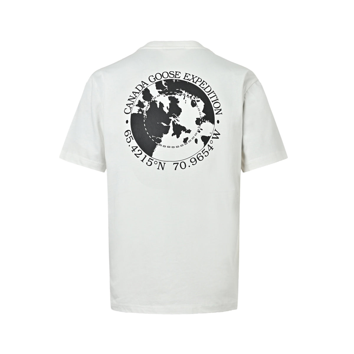 Canada Goose short sleeves with earth print on the back