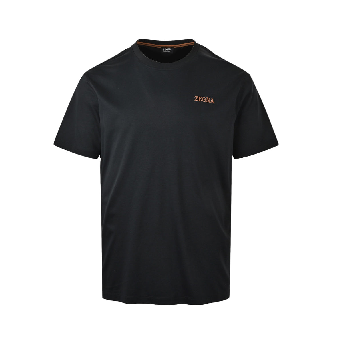 ZEGNA/Jegna embroidered letter logo short sleeves