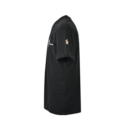 Moncler/muzzle 26ss short sleeves with letter logo on chest