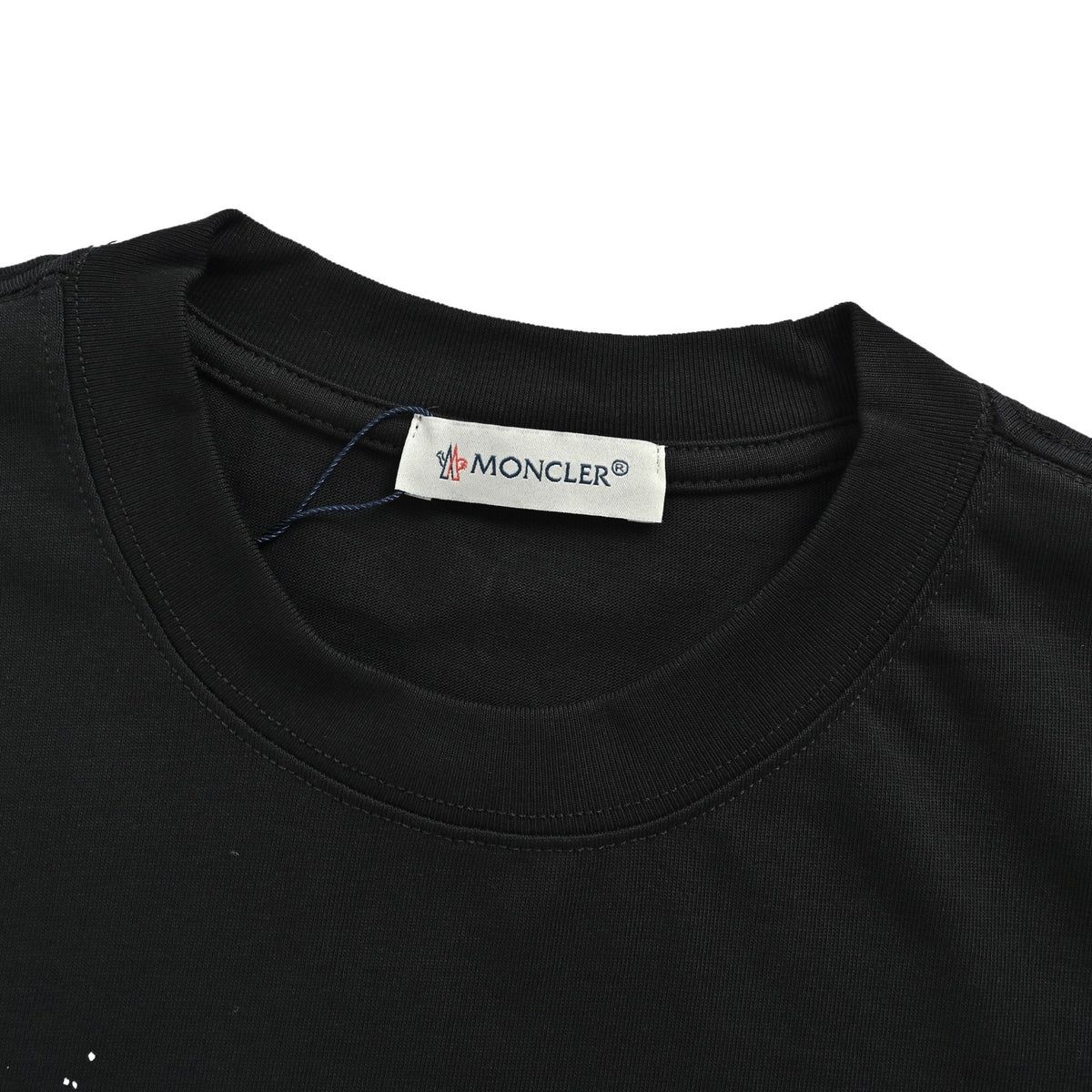 Moncler/Mask ink mountain print short sleeves