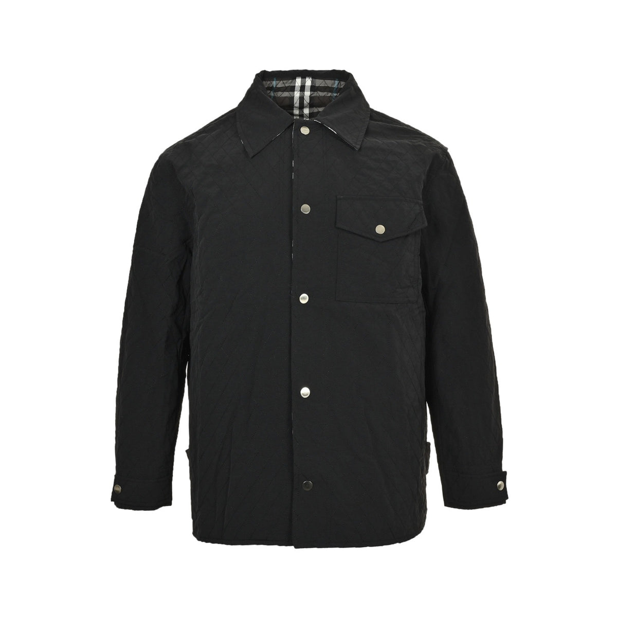 Burberry 25Fw plaid reversible quilted jacket
