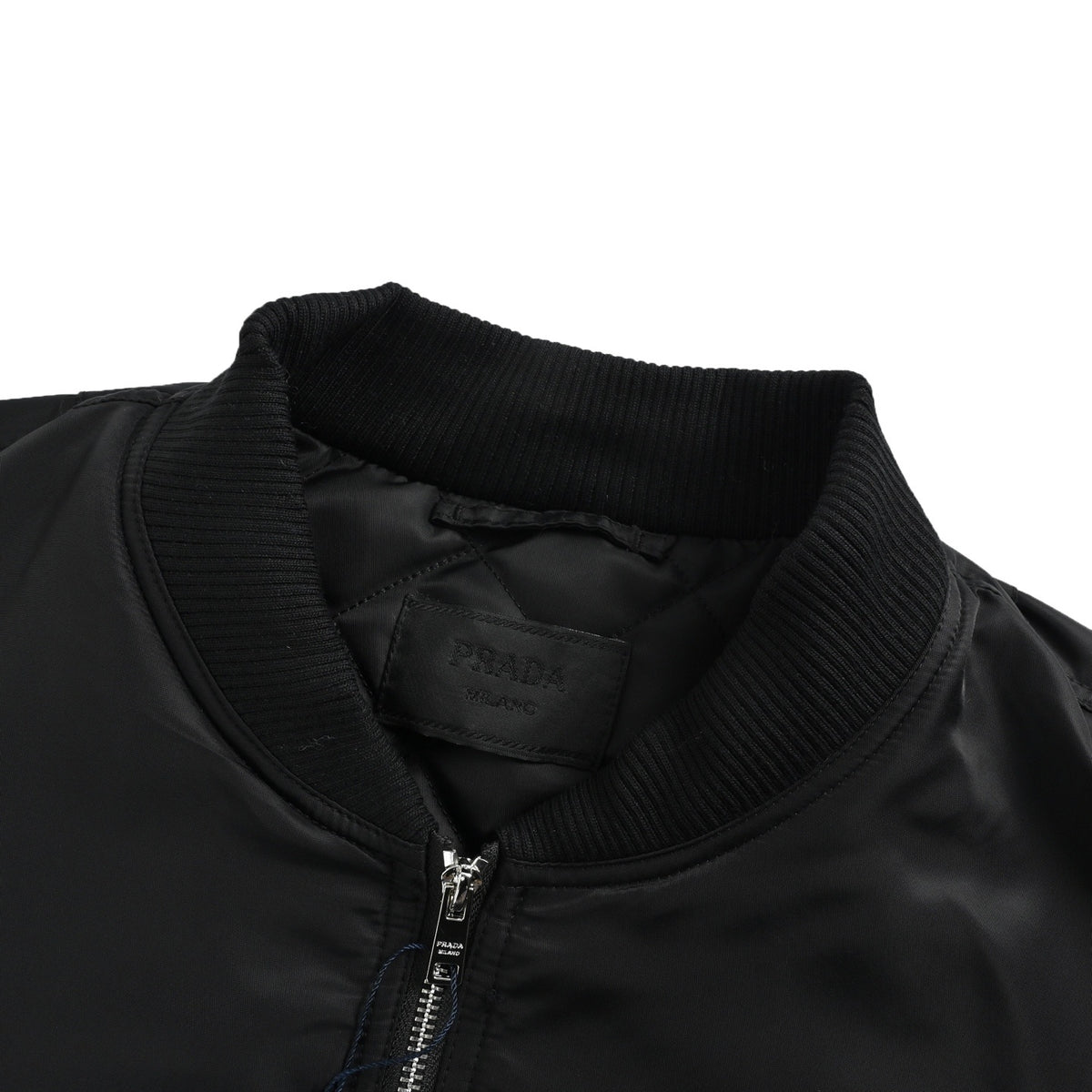 Prada zipper sleeve pocket flying cotton jacket