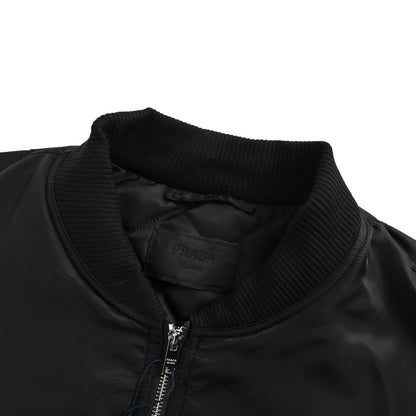 Prada zipper sleeve pocket flying cotton jacket