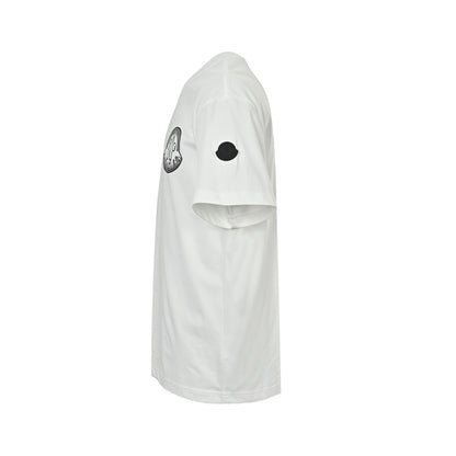 Moncler/mask ghosting logo print short sleeves