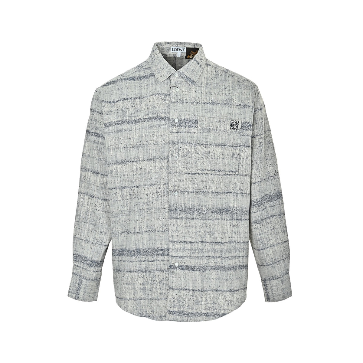 Loewe/Luo Yiwei textured denim denim long-sleeved shirt