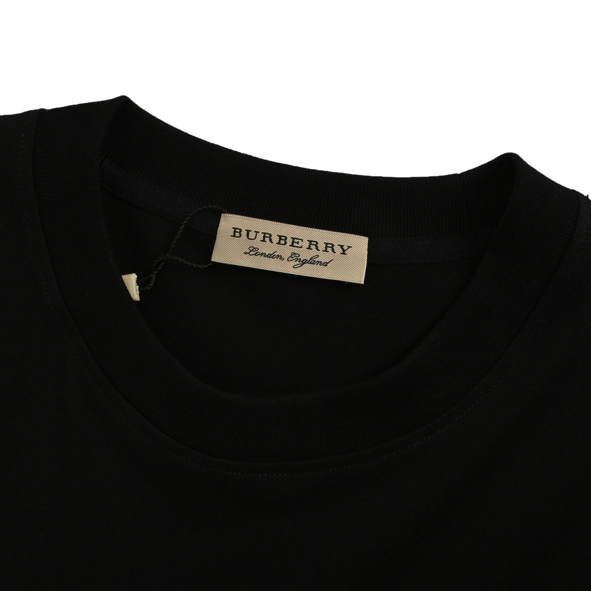 Burberry 25ss War Horse Knight flocked printed short sleeves
