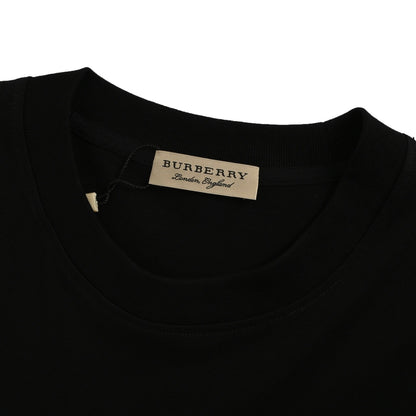 Burberry 25ss War Horse Knight flocked printed short sleeves