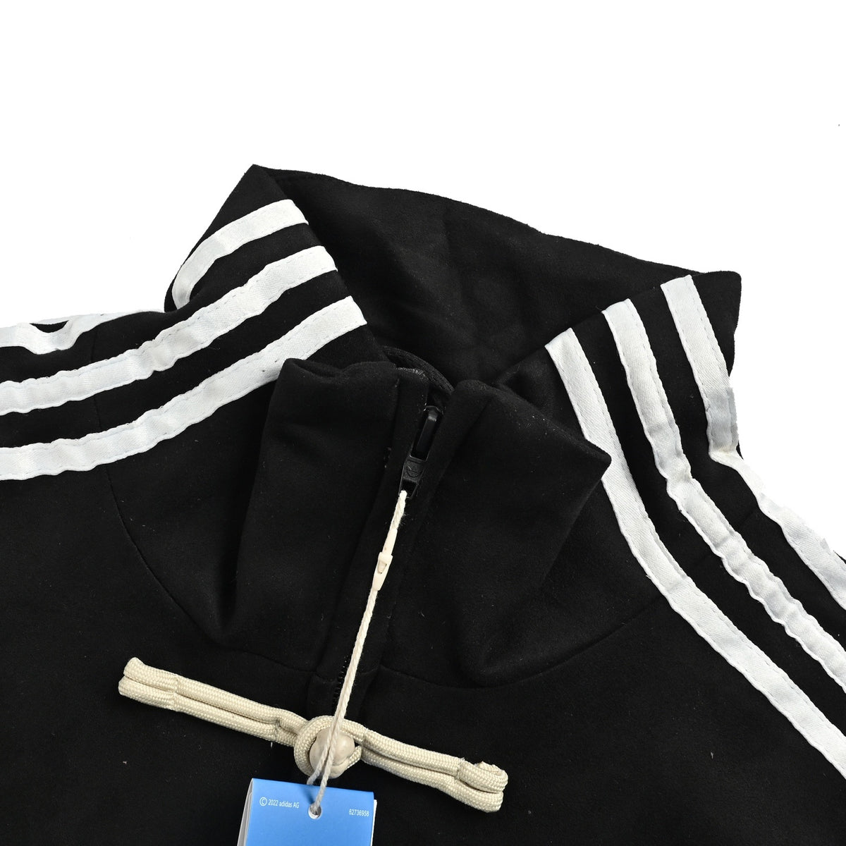 Adidas / Adidas New Year Limited Shamrock Embroidered Logo Suede Tang Suit Plate Button Jacket