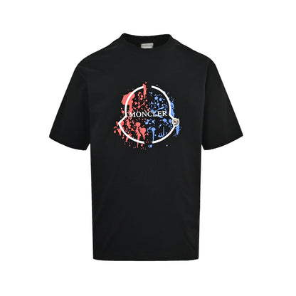 Moncler/Mask color splash logo short sleeves