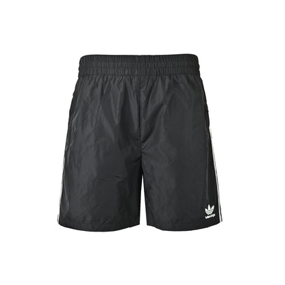Balenciaga & Adidas co-branded clover embroidered web shorts