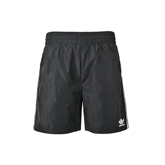 Balenciaga & Adidas co-branded clover embroidered web shorts