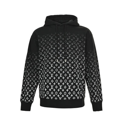 Louis Vuitton 25Fw presbyopic gradient print hooded sweatshirt