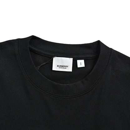 Burberry plaid TB letter patch embroidered short sleeves