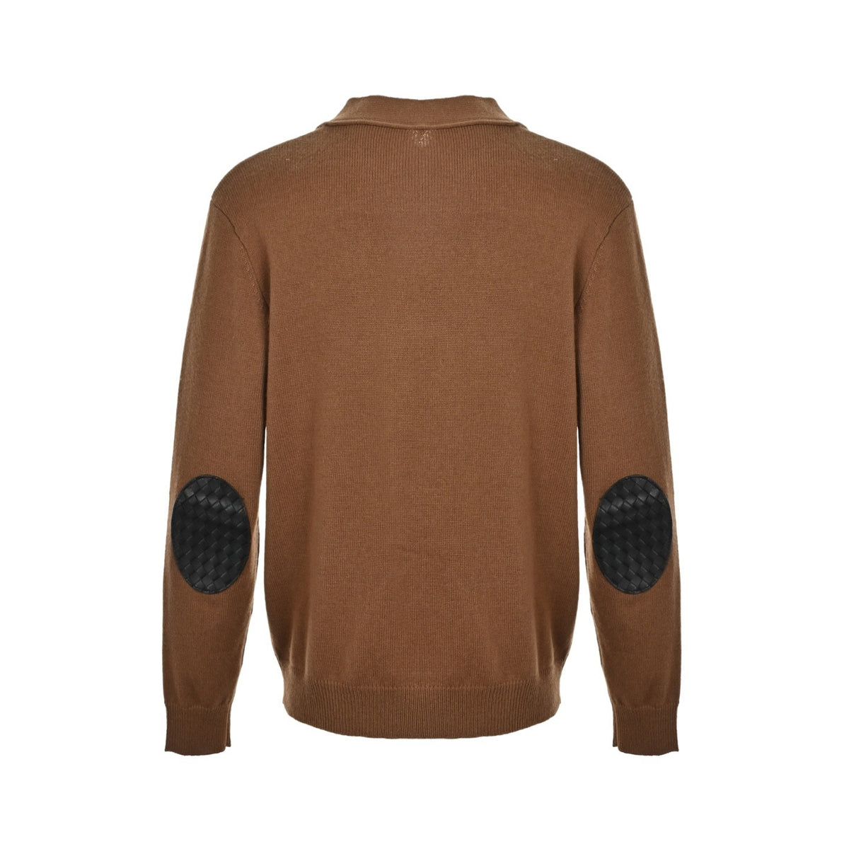 Bottega Veneta/BV woven leather cardigan sweater