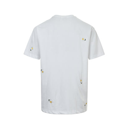 Dior full body daisy embroidered short sleeves