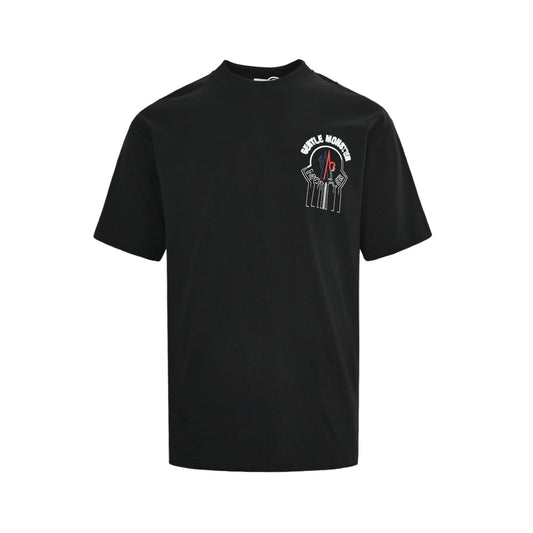 Moncler/Mask 26ss GM joint embroidered logo short sleeves