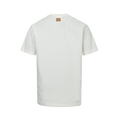 Louis Vuitton 26ss animal embroidered short sleeves