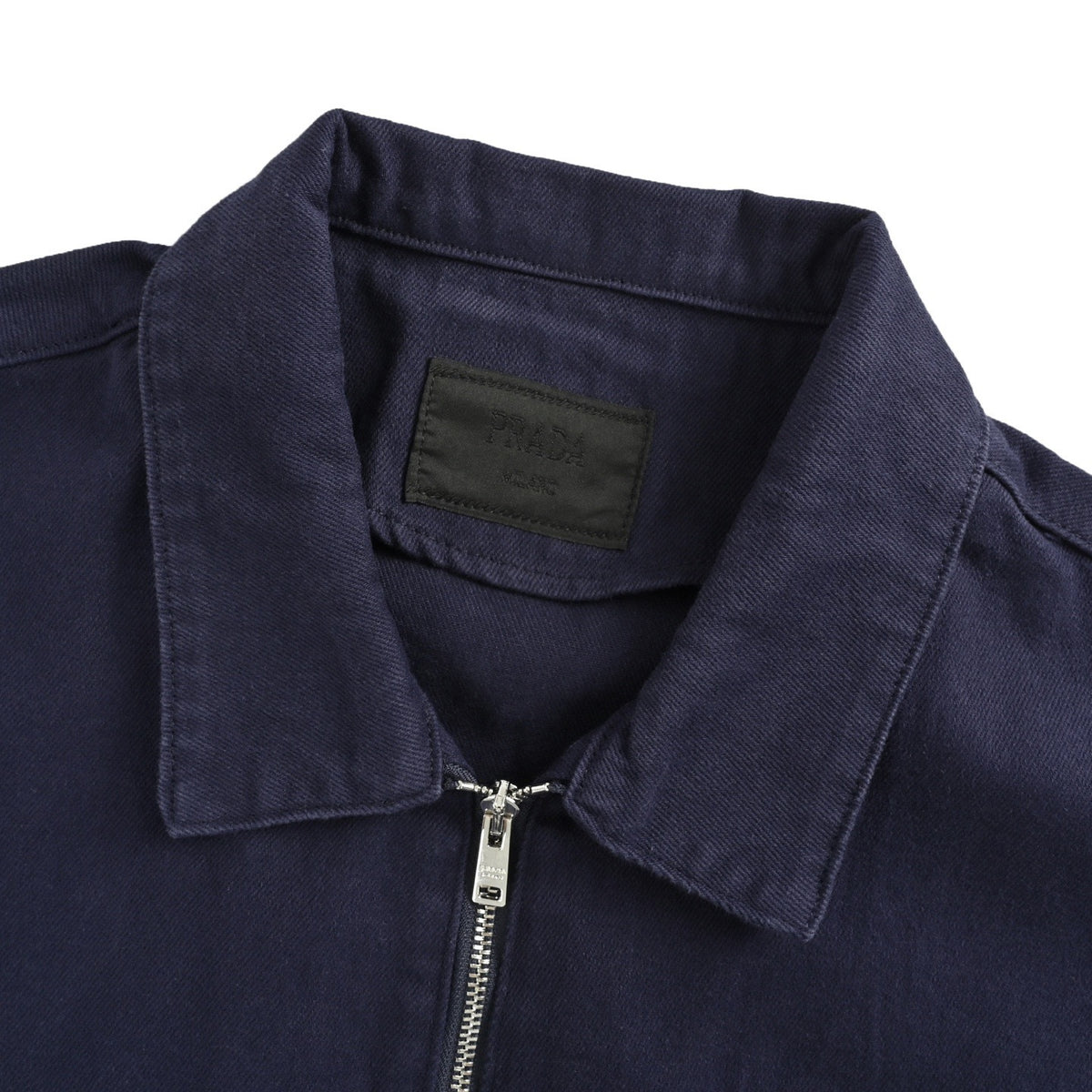 Prada 25Fw triangle logo denim jacket