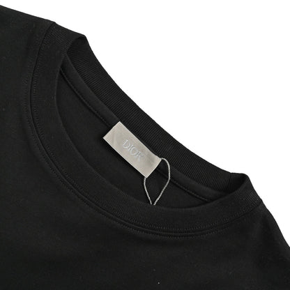 Dior 24ss gold thread embroidered CD short sleeves