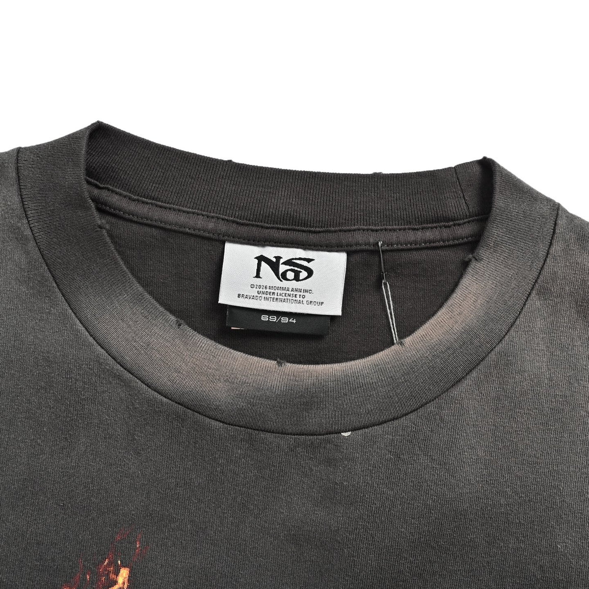 SAINT MICHAEL flame tape radio print short sleeves