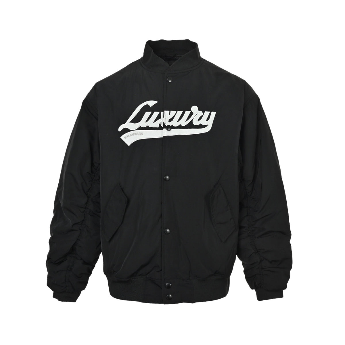 Balenciaga/Balanciaga Luxury embroidered baseball flight cotton jacket