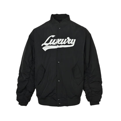 Balenciaga/Balanciaga Luxury embroidered baseball flight cotton jacket