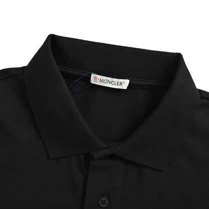 Moncler/Mask Silicone Black Label Polo Short Sleeve