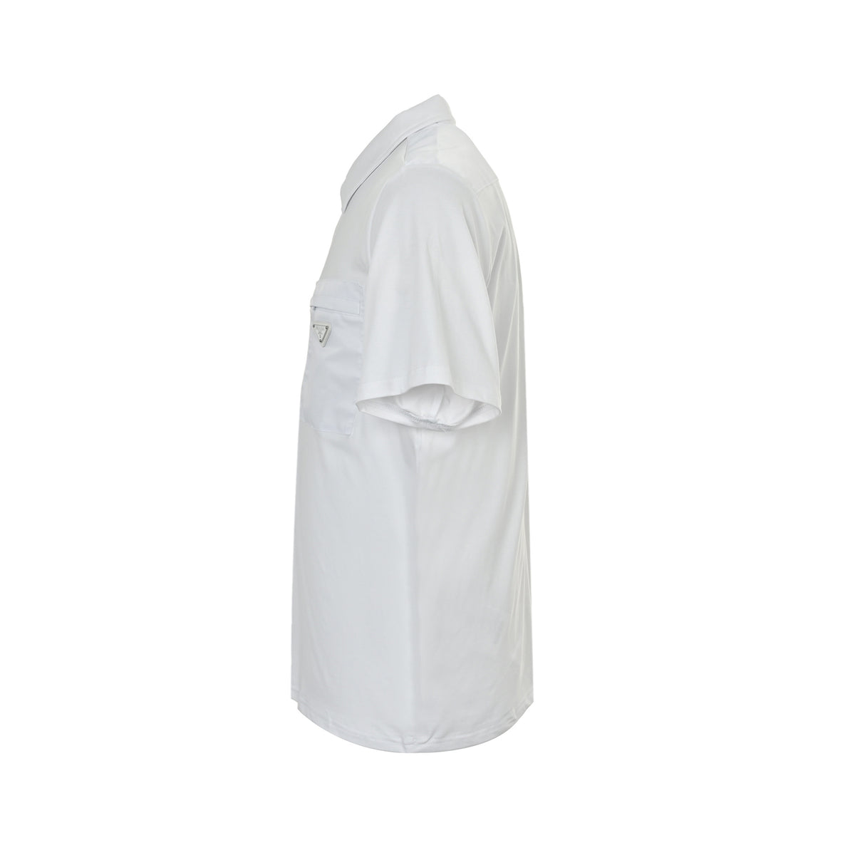 Prada triangle zipper pocket Polo short sleeves